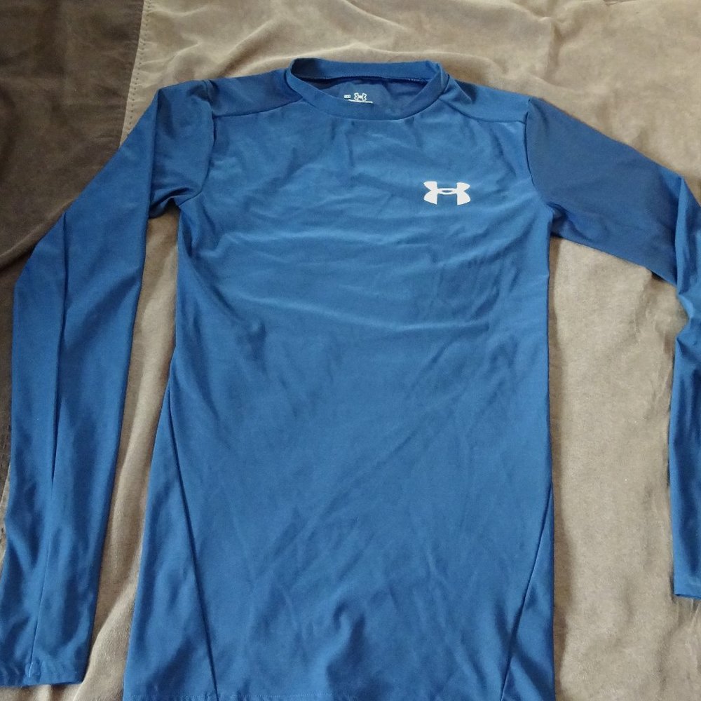 Navy Blue Under Armour shirt